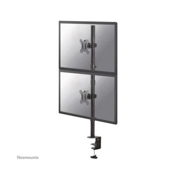 Support de bureau - NewStar - FPMA-D550DVBLACK - Pour 2 écrans LCD - Noir - 10"-32"