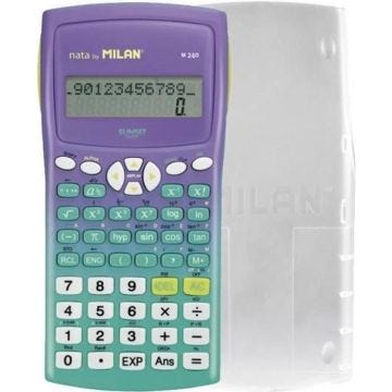Calculatrice scientifique - Milan - M240 - 240 fonctions - Turquoise