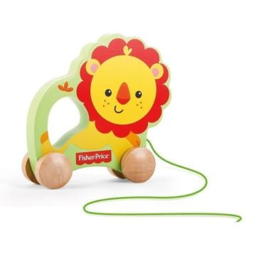 FISHER PRICE Mon Premier Lion A Tirer en bois