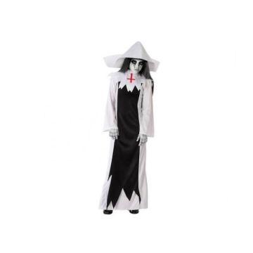 Déguisement enfant Nonne zombie - AC-DÉCO - Taille 3-4 ans - Halloween