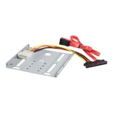 StarTech.com Kit adaptateur de montage de disque dur ou SSD  2,5" dans baie 3,5" - Support de montage (BRACKET25SAT)