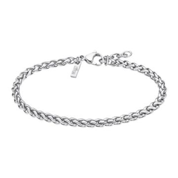 Bracelet homme - Lotus - Style Men In Black - Acier - Blanc