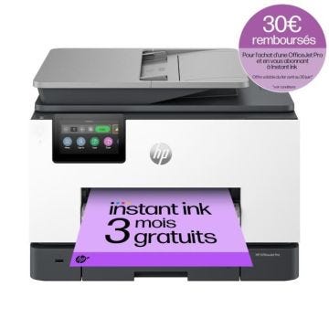 Imprimante HP OfficeJet Pro 9135e Tout-en-un Couleur Recto Verso, 3 mois Instant Ink inclus avec HP+