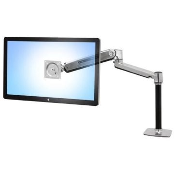 Bras support d'écran plat - ERGOTRON - Aluminium poli - 116,8 cm - 13,61 kg Max - Réglable en hauteur