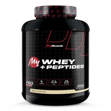 Whey Concentrée MyMuscle - My Whey + Peptides - Milky Hazelnut 2000g