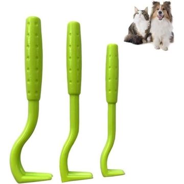 Tire-tiques sans douleur , Pince crochets à Tiques [3 Pièces] Chiens, Chats, Animaux et humains - VERT
