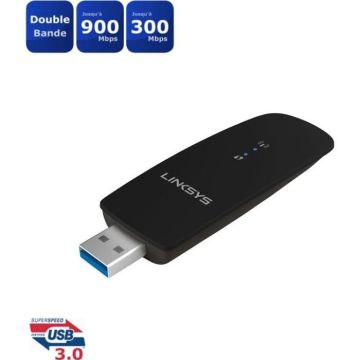 LINKSYS WUSB6300 Clé USB Wifi AC1200 double bande