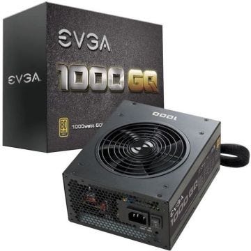EVGA Alimentation PC SuperNOVA GQ 1000W - 80PLUS Gold - Semi-Modulaire (210-GQ-1000-V2)