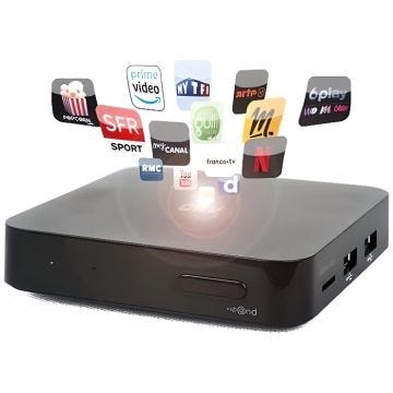 CGV 70071 Boitier TV Android 4K 7.1- Noir