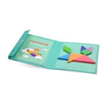 SHOP-STORY - TANGRAM – Puzzle magnétique éducatif pour enfants en bois