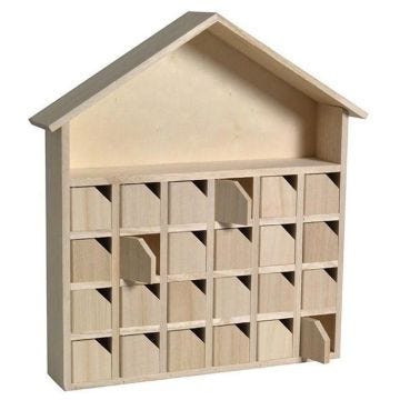 Calendrier de l'Avent Maison - ARTEMIO Beige - Adulte