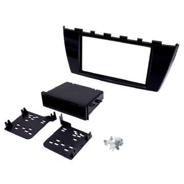 Kit Support Autoradio compatible avec Mitsubishi Mirage - Noir brillant