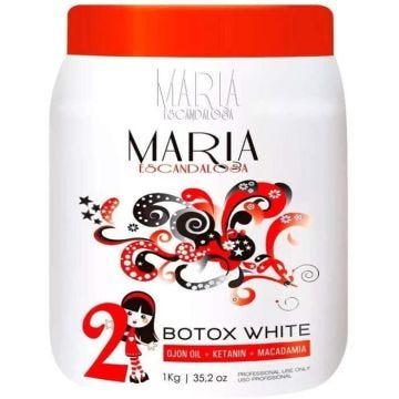 Maria Escandalosa capillaire White Btox - Traitement capillaire - Réduit le volume et les frisottis - Composition hautement qua[723]