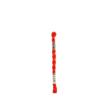 Fil DMC Coton Perlé Small N8 Col. 606 Orange