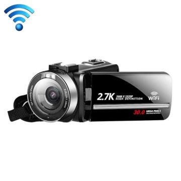 Caméscope Numérique 2,7K 30MP Connecté Wifi App Android iOS Vision Nocturne Infrarouge YONIS Noir