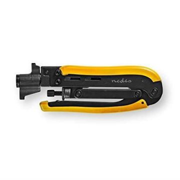 NEDIS Kompressionszange - F-Stecker - RG58, RG59, RG6, RG7, RG11 - Gehärteter Stahl