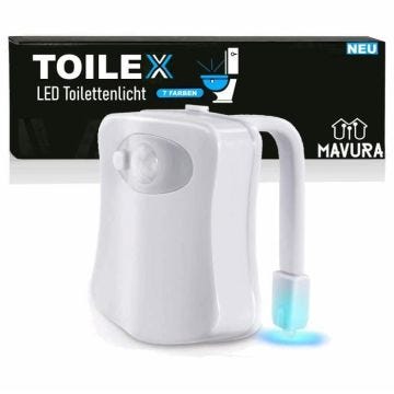 Lampe de toilette LED avec détecteur de mouvement siège de toilette siège de toilette veilleuse