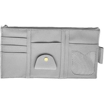 Organiseur poche de rangement parebrise NOVAGO pour Voiture (Gris)