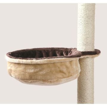 TRIXIE Sac confort pour arbre à chat Ø38 cm  - Brun et beige - Pour chat