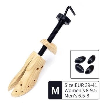 Zerodis Élargisseur de chaussure en bois réglable pour homme et femme