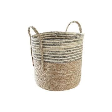 panier fibre (33 x 33 x 35 cm) (2 unités) - Couleur:GRIS