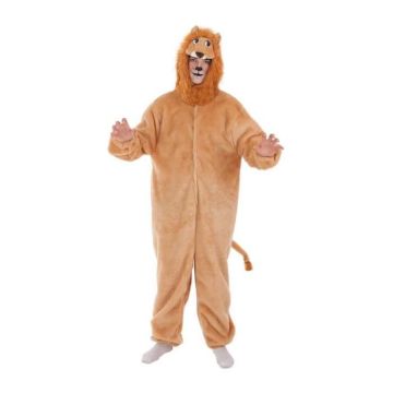 Déguisement - Lion en Peluche - Homme - Multicolore - Marron - Intérieur
