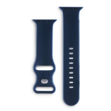 Bracelet de rechange "Fantastic Feel" pr Apple Watch 38/40/41mm, bleu
