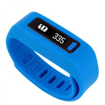 Bracelet Connecté Bluetooth V4.0 Sommeil Compteur Calorie Podomètre Fitness Bleu Bracelet : Silicone YONIS