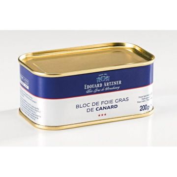 FOIE GRAS DE CANARD BLOC DE 200gr, ARTZNER