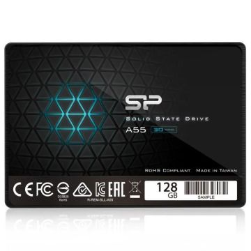 Disque SSD Interne - Silicon Power - Ace A55 128Go - SATA III 2.5" 3D NAND