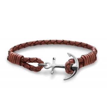 Bracelet Unisexe Tom Hope Cognac Brown S Marron