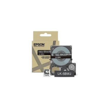 Cartouche d'étiquetage - EPSON - LK-5LBJ - Noir - 5 mètres - Compatible avec Epson