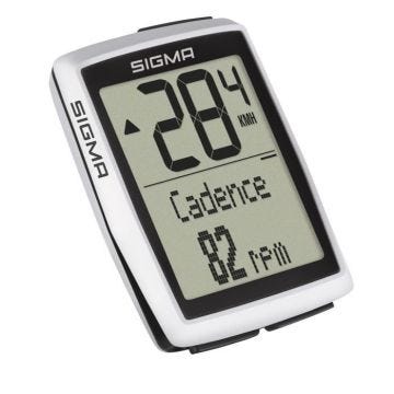 Compteur - Sigma - BC 12.0 WL STS - Blanc/noir - Taille unique - Adulte