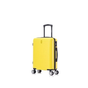 CELIMS - Valise Cabine 55x35x25 EasyJet | Valise Cabine 55cm | Valise ABS | Cadenas Intégrée | Jaune