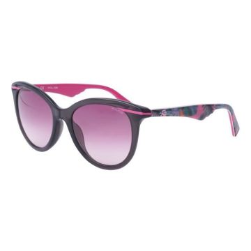 Lunettes de soleil - Police - SPL-759-E - Femme - Acétate - Gris transparent - Prune dégradé
