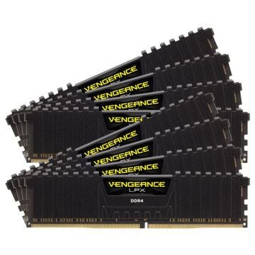Corsair Vengeance LPX Series Low Profile 256 Go (8 x 32 Go) DDR4 3200 MHz CL16 - Kit Quad Channel 8 barrettes de RAM DDR4 PC4-25600