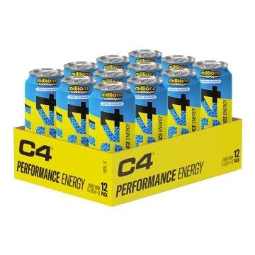Boissons énergisantes Cellucor - Boisson C4 Energy - Millions Bubblegum Pack de 12