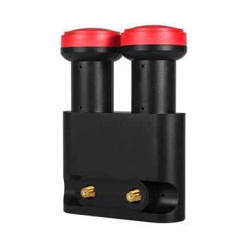 LNB Monobloc Twin - MEGASAT - DIAVOLO - Double tête LNB - 2 sorties
