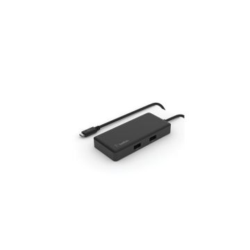 Adaptateur multiport - Belkin - HUB USB-C 5 en 1 - HDMI 4K - Power Delivery 3.0 - Compatible Chromebook
