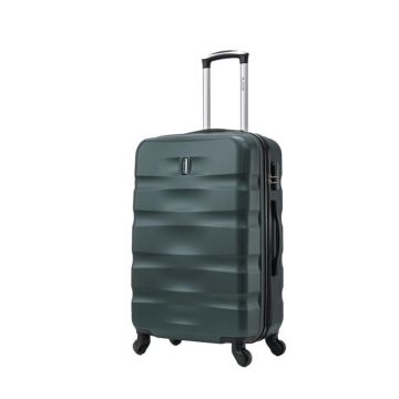CELIMS - VALISE TAILLE MOYENNE - 65x40x26 cm - VALISE WEEK-END - Vert Foncée