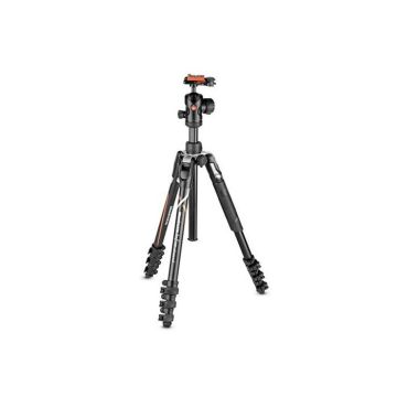 Trépied Manfrotto Befree Advanced MKBFRLA-BH avec Manfrotto 494 Center Ball head - Aluminium - 151cm - 8kg