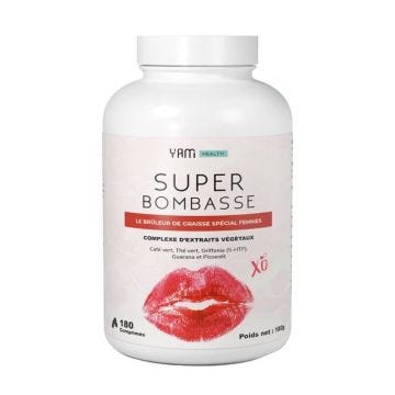 Brûleur en gélules Yam Nutrition - Super Bombasse - 180 Gélules