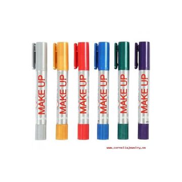 Playcolor MAKE UP Marqueur de maquillage non permanent pour visage couleurs métalliques assorties pack de 6