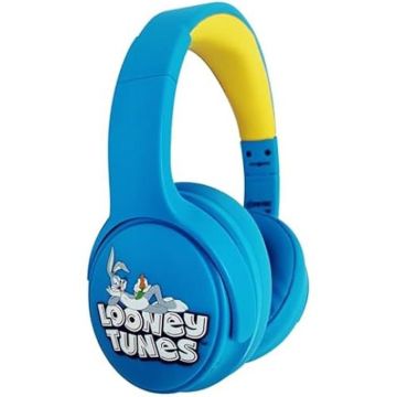 Écouteurs sans fil - FRTEC - Bugs Bunny - Volume de sécurité 85 dB - Compact et pliable - Multicolore