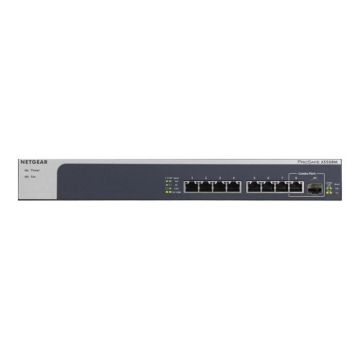 NETGEAR Switch non manageable ProSAFE XS508M - 7 ports 100Mb, 1, 2.5, 5 ou 10 Go + 1 port SFP+ Go/10 Go - Boitier métal rackable