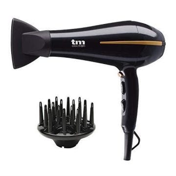 Sèche-cheveux professionnel 2400W Ionique - TMELECTRON - Noir - Mixte