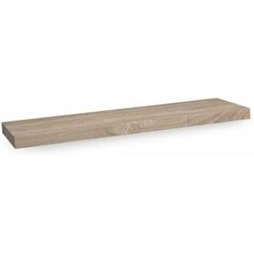 Étagère - CONFORTIME - Marron - 80 x 23,5 x 3,8 cm - 4 unités - Bois MDF