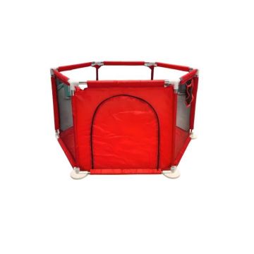 Mini parc pour bb diamtre 150 cm rouge avec barrire
