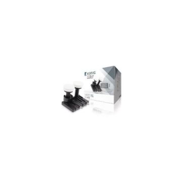 KÖNIG Tete LNB universelle monoblock Twin Monoblock 6.0° 1.1 dB