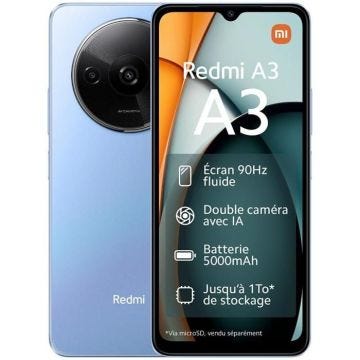 XIAOMI Smartphone Redmi A3 4/128 Bleu